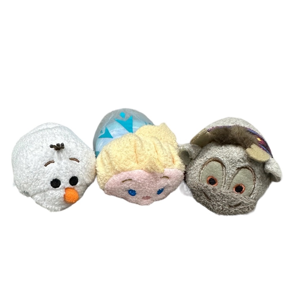 Disney Tsum Tsum Frozen Collectible Mini 3” Plush Toy Elsa Sven Olaf